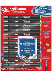 Sharpie Radošo marķieru komplekts, apaļš gals, SHARPIE, 12 gab
