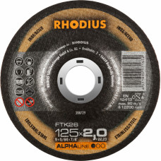 Rhodius Griešanas disks FTK26 125x2,0 mm. RHODIUS