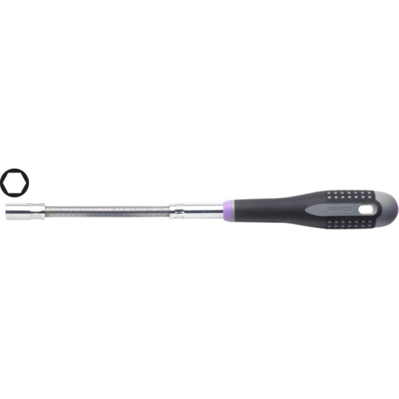 Bahco Uzgriežņu skrūvgriezis ar elastīgu kātu ERGO™ 8mm x 150mm