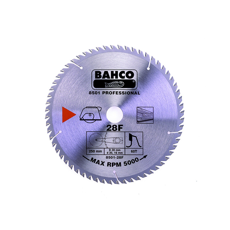 Bahco Zāģripa kokam - precīzai zāģēšanai, Ø140, zoba solis 24