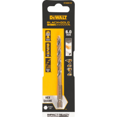 Dewalt Metāla urbja uzgalis HEX 1/4, 6,0 mm, DeWALT