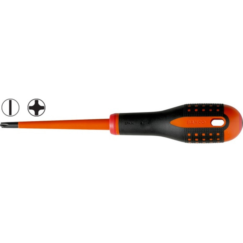 Bahco Elektriķu skrūvgriezis ERGO™ šaurs Combi SL5/PH1x80mm 1000V VDE