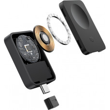 Baseus Bezvadu magnētiskais lādētājs MagPro USB-C 2,5 W Apple Watch, melns