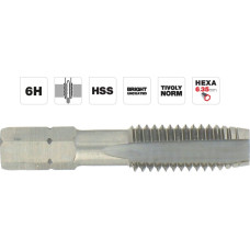 Tivoly Machine tap M4x0.7, HSS, 1/4 HEX shank