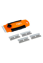 Bahco Windows scraper with two components plastic body + 5 spare blades