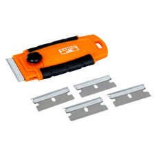 Bahco Windows scraper with two components plastic body + 5 spare blades