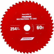 Specialist+ griešanas disks Multimaterial 254x30x60T