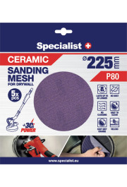 Specialist+ Keramikinis tinklelis Mesh 225mm P80