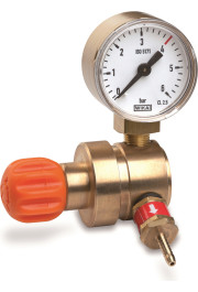 Kemper Reguliuojamas dujų reduktorius su manometru