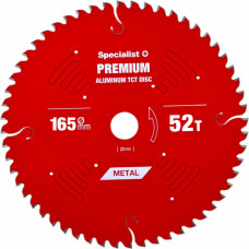 Specialist+ griešanas disks Aluminium 165x52Tx20mm