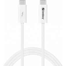 Sandberg 136-56 USB-C to USB-C USB4 PD 240W + 40Gbps cable, 1M