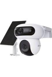 Ezviz Bezvadu Wi-Fi + 4G/LTE kamera HB90x 4MP + 4MP, ar saules paneli, 10400mAh, MicroSD