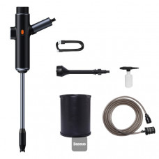 Baseus Pārnēsājamā elektriskā auto mazgāšanas sprausla ar dubulto jaudu（set）Black BASEUS