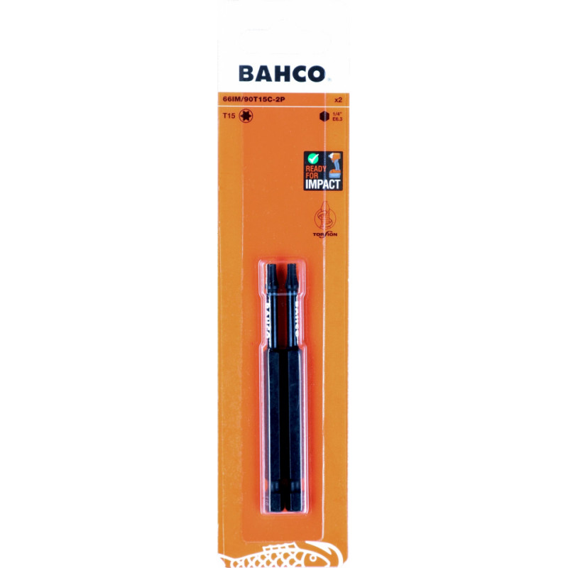 Bahco Uzgaļi 66IM T15 90mm Impact, 2 gab.