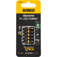Dewalt FLEXTORQ skrūvgriežu uzgaļi T15 25 mm, DeWALT, 5 gab.