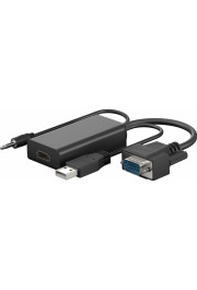Goobay Pārveidotājs VGA - HDMI (nepieciešama papildu barošana pa USB) GOOBAY