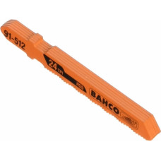 Bahco Finierzāģa asmeņi HSS ar T-kātu metālam, 1.0mm*77mm, 5 gab, materiāla biezums 1-3mm, 24TPI