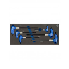 Irimo T-Handle hexagonal screwdriver set 6pcs H3-H10 1/3 foam Irimo