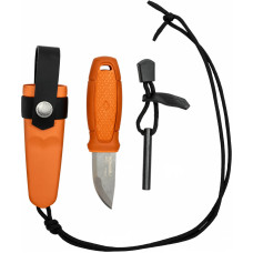 Morakniv Eldris ar uguns iedegšanas komplektu (S) dedzināti oranžs