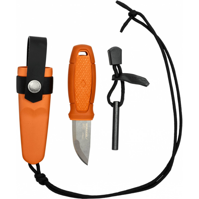Morakniv Eldris ar uguns iedegšanas komplektu (S) dedzināti oranžs