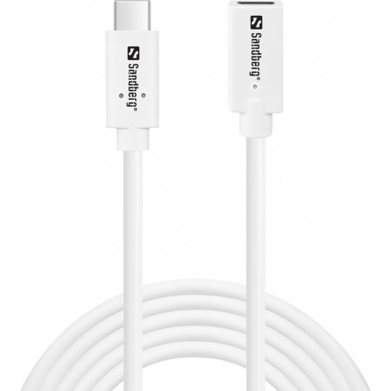 Sandberg 136-55 USB-C>C M-F USB 3.1 100W, 2M