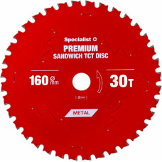 Specialist+ griešanas disks Sandwich 160x20x30T