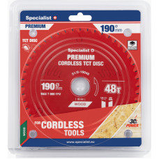 Specialist+ griešanas disks Cordless 190x48Tx30mm
