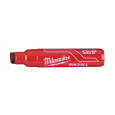 Milwaukee INKZALL plakana gala sarkans marķieris,  XL izmērs