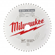 Milwaukee ripzāģa asmens leņķzāģim W 254X30X3,0X60ATB, -5°