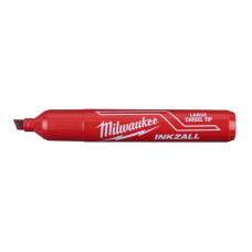 MILWAUKEE® INKZALL™ plakana gala sarkans marķieris   L izmērs