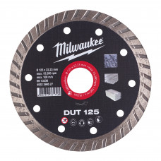 Milwaukee  Dimanta griešanas disks būvmateriāliem Turbo 125
